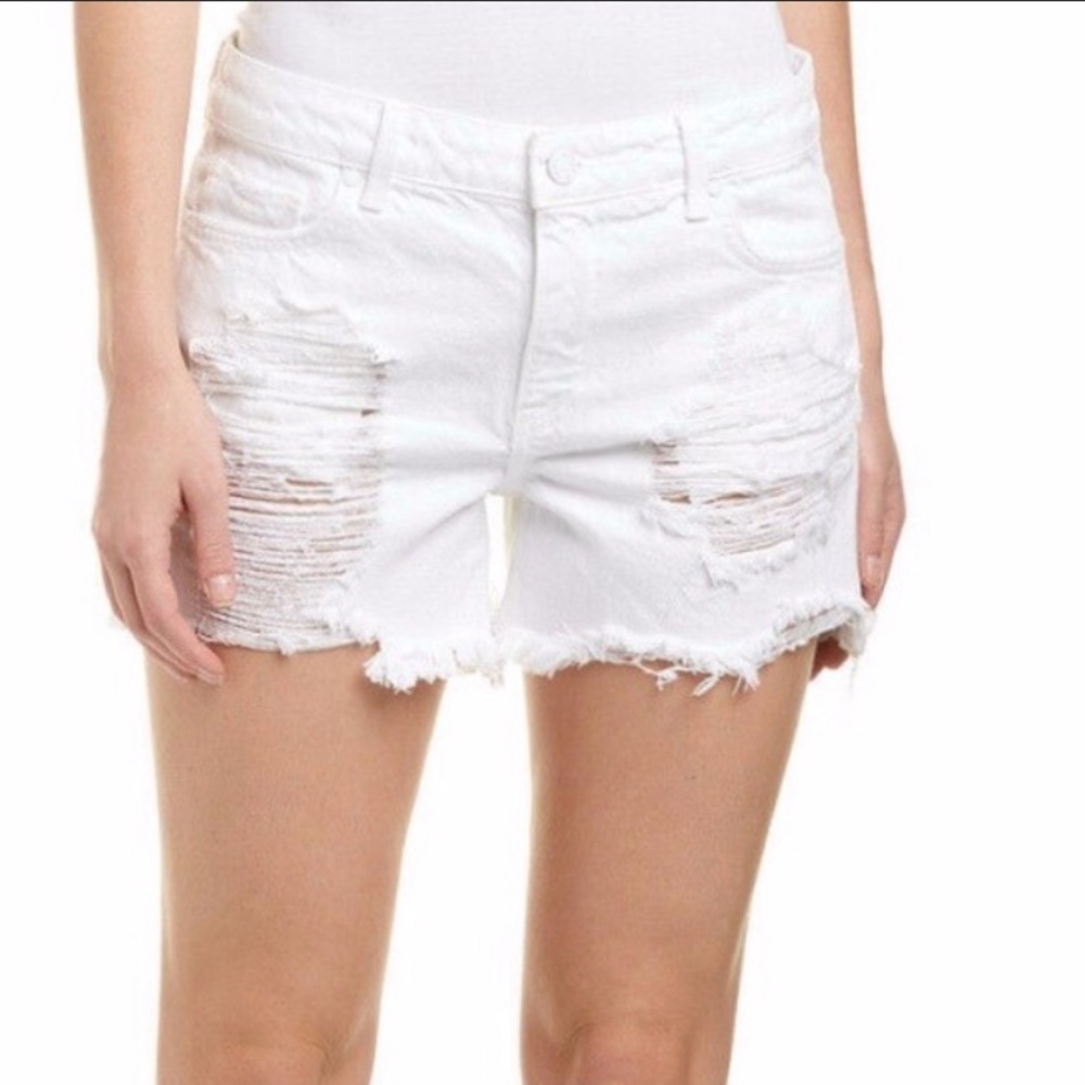 3 for $20 Eight Dreams High-Waisted Jean Shorts Cut-Offs Denim Frayed Pale Pink